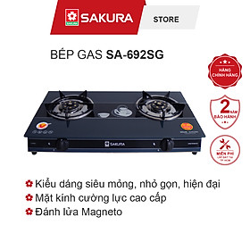 Bếp Gas Dương Sakura SA-692SG - Hàng chính hãng