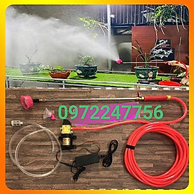 Mua Bộ máy bơm tưới lan  phun thuốc- Cần tưới lan tưới phun sương tiện dụng