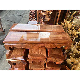 Đế kê khung ảnh thờ gỗ hương nhiều cỡ