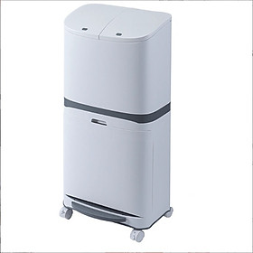 Mua Thùng Rác Dung Tích Lớn Phong Cách Nhật Bản Có Bánh Xe TADASHI Wheel