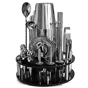 Bộ 30 Món Làm Cocktail Quán Bar Boston Shaker Kit Quà Tặng Làm Đồ Uống