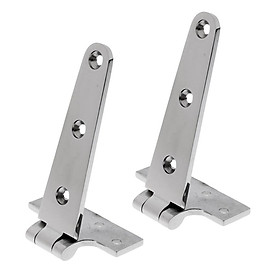 2pcs Shed T Hinges 6" Strap Heavy Duty Marine Stainless Steel Door Hardware