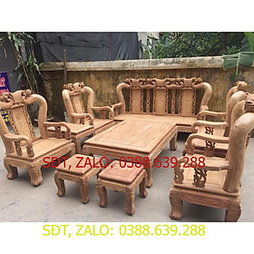 Mua ​Bộ bàn ghế quốc đào gỗ hương vân