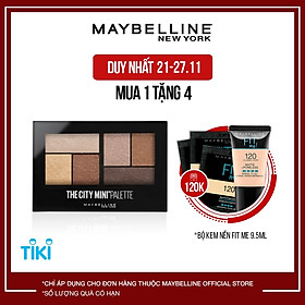 Bảng Phấn Mắt Maybelline New York 6 Màu The City Mini Palette 6.1g