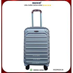 Vali cao cấp Macsim Smooire MSSM158-2b cỡ 20 inch màu silver - Hàng loại 1
