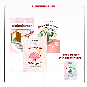 Combo sách từ điển tiếng văn và ai bảo học văn không logic - rubik văn chương