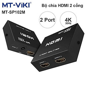 Mua Bộ chia HDMI splitter V1.4 2 port 4K30Hz 3D MT-VIKI MT-SP102M. HÀNG CHÍNH HÃNG MT VIKI !!!