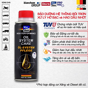 Dung dịch bluechem Bảo dưỡng Hệ thống bôi trơn (Oil System Care) 200ml