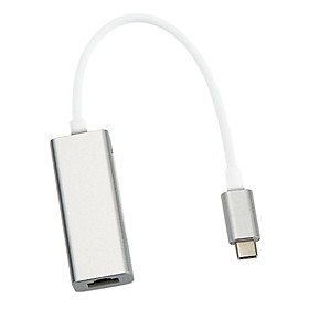 USB 2.0 Connector USB Type C to 100Mbps Gigabit LAN  Port Hub Adapter