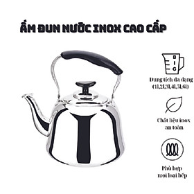 Mua Ấm đun nước inox 304 5L  hàng thái lan  dùng cho mọi loại bếp.