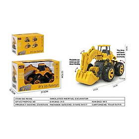 678 - 9031E Đồ chơi Mô hình xe xúc quán tính mô phỏng (KT 21.5x12.5x14cm)