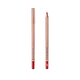 (BẢN MỚI) Chì Kẻ Viền Môi Vacosi Lipliner Pencil No.4 Brick Red Đỏ Gạch