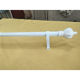 Mua Thanh treo rèm đầy đủ phụ kiện  thanh rèm cửa gồm bát đỡ  đầu chụp   ốc vít