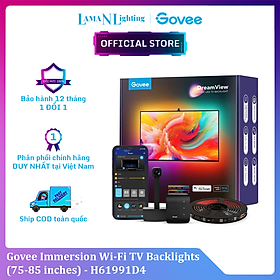 Đèn LED dây mở rộng màn hình Govee Immersion TV Backlights T1 (75-85") | Cảm biến nhạc, đổi màu theo màn hình siêu mượt