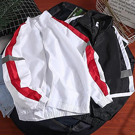 Áo khoác dù unisex form rộng WIND Phản Quang Tay, áo khoác dù ulzzang WIND