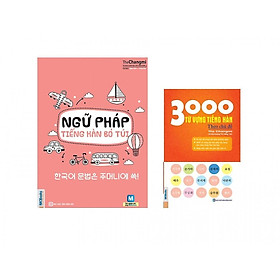 Combo Sách Tiếng Hàn Bỏ Túi  Ngữ Pháp Tiếng Hàn Bỏ Túi + 3000 Từ Vựng