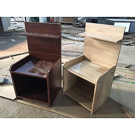 Kệ đầu giường chia ngăn bằng gỗ tiện lợi - KS04/HOMEDECOR