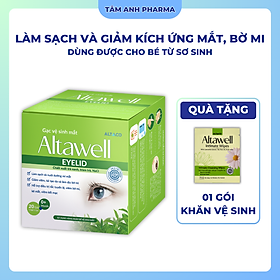 Gạc mắt Altawell lau mắt, vệ sinh - Altawell Eyelid Cleansing Wipes