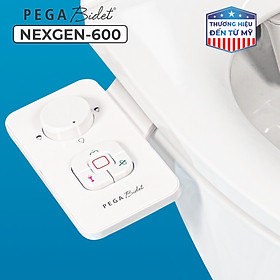 Thiết bị xịt rửa gắn bồn cầu thế hệ mới NEXGEN PEGA Bidet, 2 vòi rửa nam nữ riêng biệt, thương hiệu Mỹ