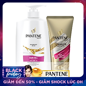 Bộ Đôi Pantene Ngăn Rụng Tóc (Dầu Gội 900ml + Kem Xả 150ml)