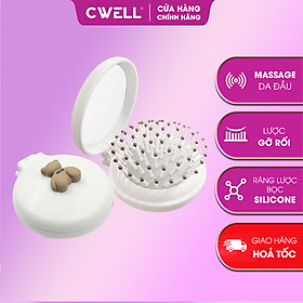 Lược chải tóc gỡ rối CWELL lược massage có đệm khí, tạo phồng tạo kiểu cho tóc xoăn C01PK