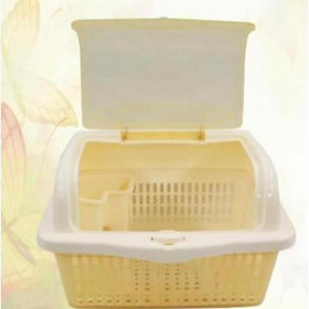 Mua Giá Úp Bát Đĩa Có Nắp Đậy Và Ống Cắm Đũa Tiện Dụng Nhựa Việt Nhật An Toàn 5568
