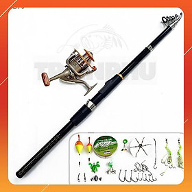 BỘ CẦN CÂU DAIWA + MÁY YOMUSHI LC7000 + TẶNG KÈM 11 PHỤ KIỆN
