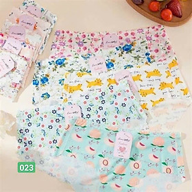 Combo 5 quần lót nữ su tăm Love Đẹp 023 – Họa tiết dễ thương, co giãn 4 chiều, không lằn