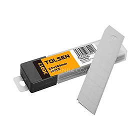 LƯỠI DAO THÉP SK5 ĐƠN VỊ 10 LƯỠI TOLSEN 30017