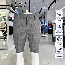 Quần short tây nam owen màu xám sáng SW231234