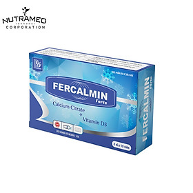 Viên uống Fercalmin Forte bổ sung canxi, vitamin và khoáng chất cho cơ thể