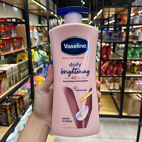 Dưỡng thể trắng da Vaseline mỹ hồng 725ml-giao vòi ngẫu nhiên( không có tem phụ- không xuất hóa đơn )