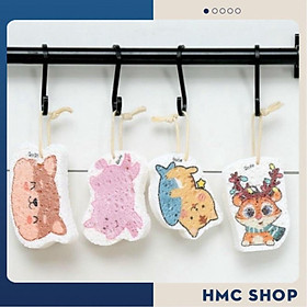Mua Miếng Rửa Bát Hình Thú KuTe Nén Chặt