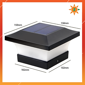 Mua Đèn LED năng lượng mặt trời trang trí trụ cổng ngoài trời không thấm nước
