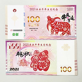 Mua Tờ lưu niệm 100 hình con Trâu ở Macao 2021  dùng làm quà tặng  tiền lì xì Tết Tân Sửu 2021  trang trí trong nhà  treo cây hoa mai  bỏ túi mang theo - SP002446