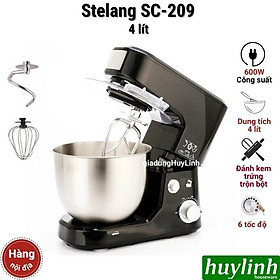 Máy đánh kem - trứng - trộn bột Stelag SC-209 - 4 lít - 3 đầu đánh - Hàng nội địa