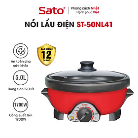 Nồi lẩu điện đa năng SATO 50NL41 5.0L - Hàng chính hãng