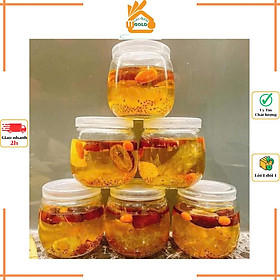 Hũ thủy tinh làm sữa chua, chưng yến 200 ml dáng béo bụng PEAFLO