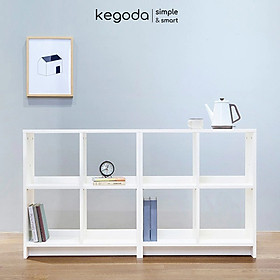 Mua Kệ Sách Gỗ 2 Tầng Nhiều Ngăn Đơn Giản Thương Hiệu KEGODA KGD18