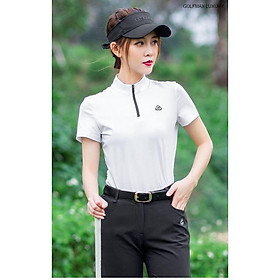Áo ngắn tay Golf nữ chính hãng PGM - YF288 - Chất liệu vải sợi Polyester cao cấp, bền đẹp