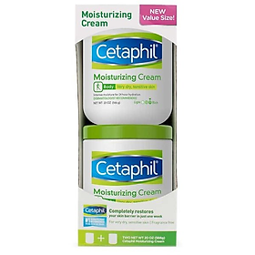 Hình ảnh Set 2 - Kem Dưỡng Cetaphil Moisturizing Cream 566g - Mỹ