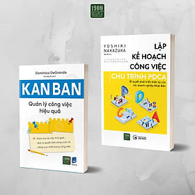 Hình ảnh sách Sách Combo 2 cuốn Lập kế hoạch công việc theo chu trình PDCA + Kanban - Quản lý công việc hiệu quả