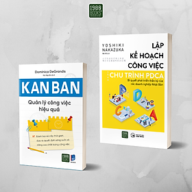 [Download Sách] Sách Combo 2 cuốn Lập kế hoạch công việc theo chu trình PDCA + Kanban - Quản lý công việc hiệu quả