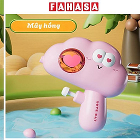 Đồ Chơi Súng Phun Nước - Hình Mây - Kingdom Toys 7355 (HY-102) - Màu Hồng