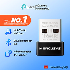 Mua Bộ Chuyển Đổi Bluetooth USB Nano Mercusys MA530 Chuẩn Bluetooth 5.3 | USB nhỏ gọn đem lại kết nối bluetooth ổn định - Hàng Chính Hãng