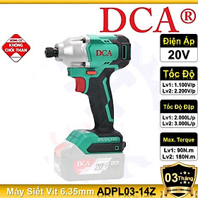 Mua Thân máy siết vít dùng pin DCA ADPL03-14Z  dung lượng pin 20V