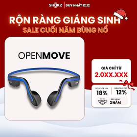 Tai Nghe Bluetooth Thể Thao Truyền Âm Thanh Qua Xương SHOKZ OPEN MOVE S661  - Hàng chính hãng - Pin sử dụng trong 6 tiếng - Kháng nước IP55