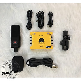 Mua Combo Livestream Thu Âm Mic ALC 280 Sound Card K10 2020 Phiên bản tiếng anh