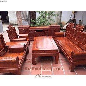 Mua Bộ bàn ghế gỗ phòng khách âu á kiểu như ý tay hộp gỗ lim