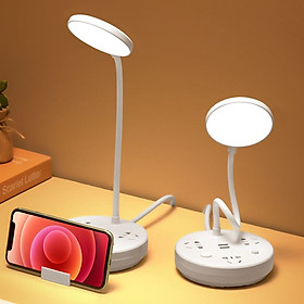 Mua Đèn Đọc Sách Chống Cận Đa Năng- Kèm Quạt - Cổng Sạc - Ổ Cắm Điện
